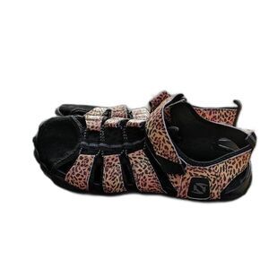 JIASUQI Size 44 Athletic Cheetah Hiking Water Shoes Gorpcore Sandals Surf